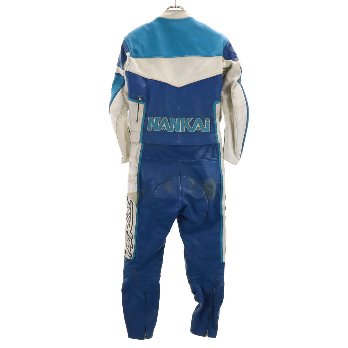 Top Rider トップライダー レーシング レザー つなぎ L ブルー系 メンズ