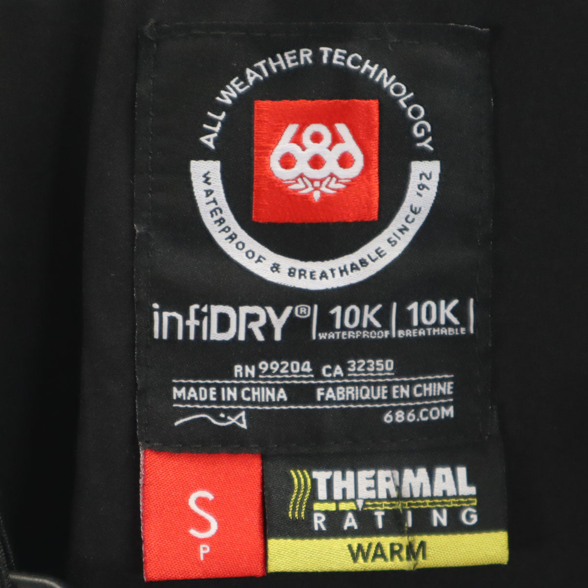 686 シックスエイトシックス スノーボード ソフトシェル オーバーオール S グレー 裏フリース レディース