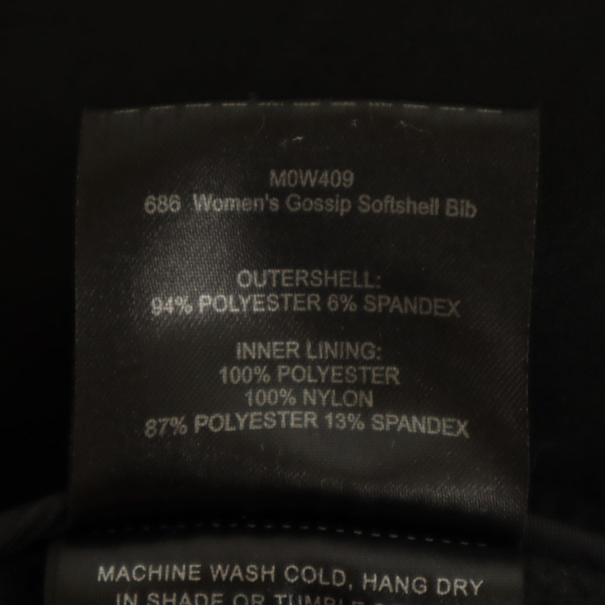 686 シックスエイトシックス スノーボード ソフトシェル オーバーオール S グレー 裏フリース レディース