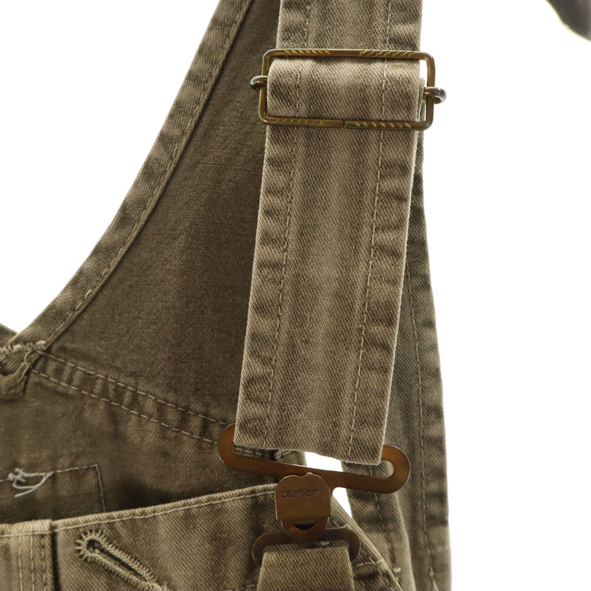 Carhartt カーハート 日本製 オーバーオール W28 カーキ系 レディース