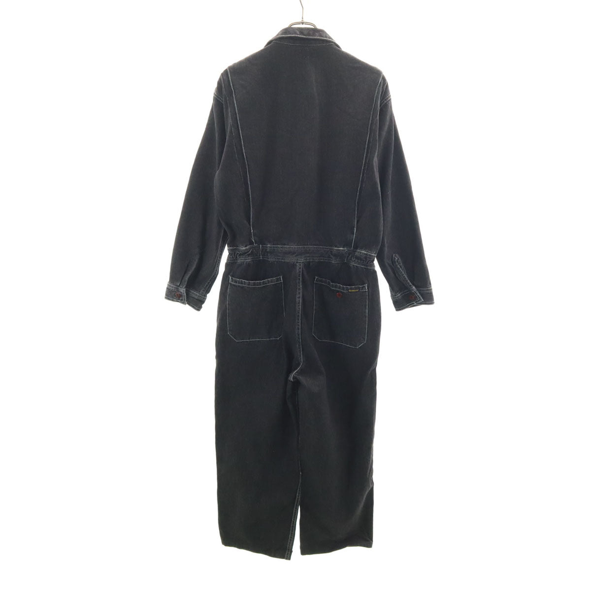 OSHKOSH オシュコシュ 長袖 つなぎ S ブラック デニム オールインワン メンズ
