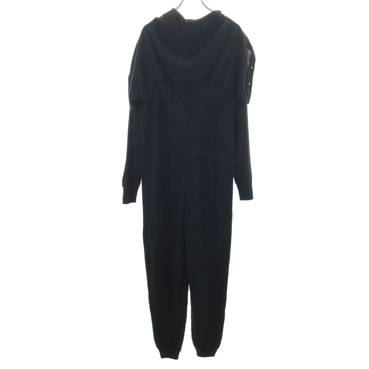 LEMAIRE ルメール イタリア製 長袖 ニット オールインワン XS ブラック つなぎ レディース