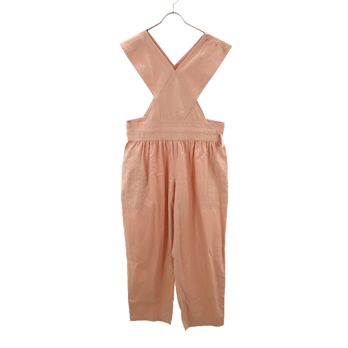 I.S. ISSEY MIYAKE SPORT イッセイ スポーツ 80s ヴィンテージ・コットンサロペット オールインワン 9 ピンク レディース