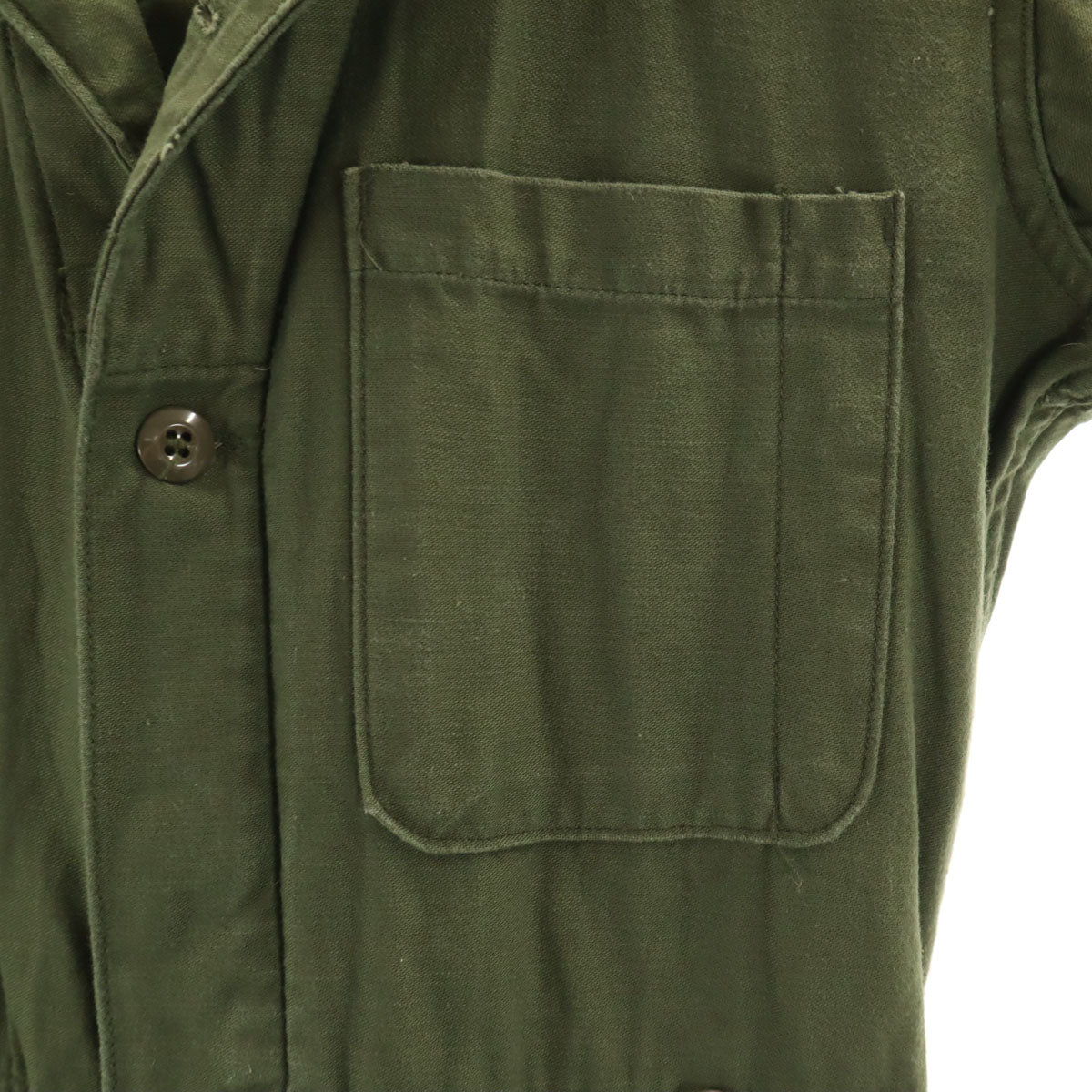 US ARMY アメリカ軍 コットンサテン 米軍 TYPE 1 つなぎ S カーキ ミリタリー メンズ