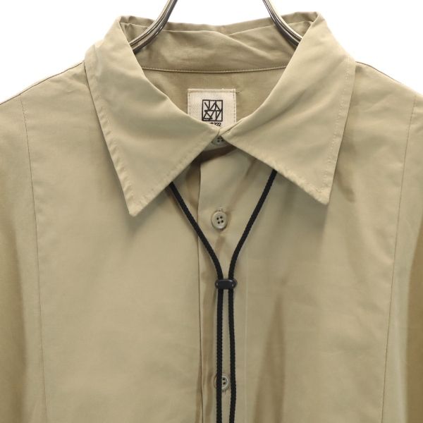 未使用 バースト222 18AW 日本製 長袖 ポーラー シャツ 2 ベージュ VAST222 メンズ