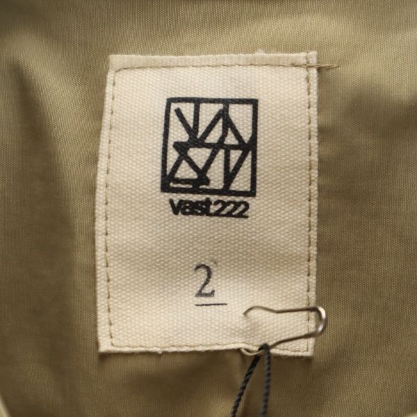 未使用 バースト222 18AW 日本製 長袖 ポーラー シャツ 2 ベージュ VAST222 メンズ