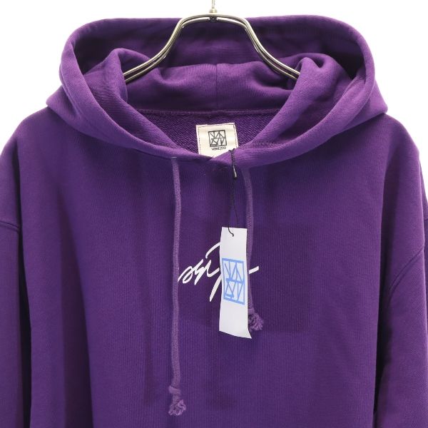 未使用 バースト222 18AW 日本製 長袖 スウェットパーカー 2 紫 VAST222 メンズ