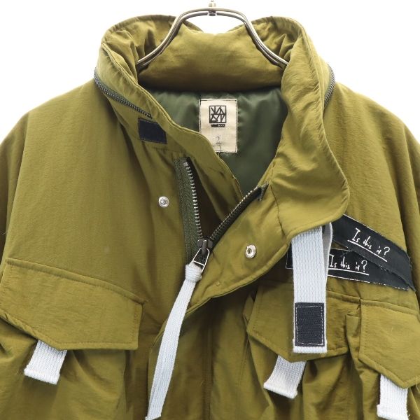 未使用 VAST222 バースト222 19AW 日本製 M65 中綿 フィールドジャケット 2 グリーン メンズ