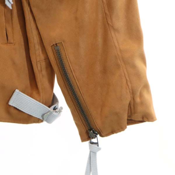 未使用 バースト222 19AW 日本製 スエード ライダースジャケット 2 ブラウン VAST222 メンズ