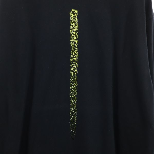 未使用 バースト222 18ss 日本製 スリーブプリント 長袖 スウェット トレーナー 2 ブラック VAST222 メンズ