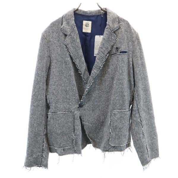 未使用 バースト222 16AW 日本製 ツイード テーラードジャケット 2 グレー VAST222 メンズ