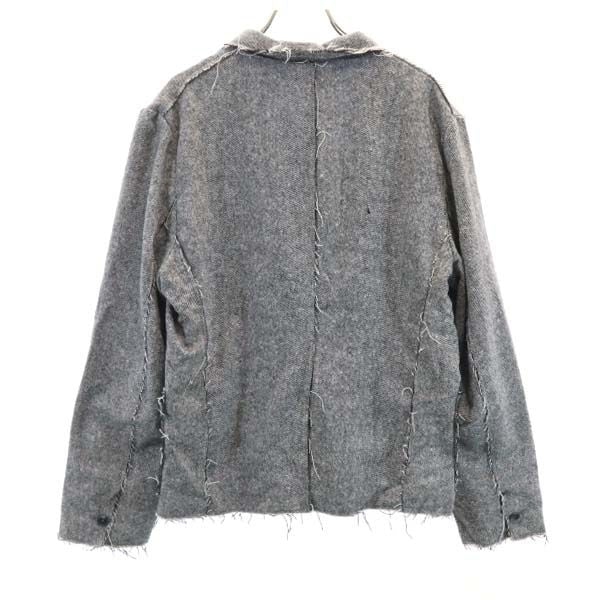 未使用 バースト222 16AW 日本製 ツイード テーラードジャケット 2 グレー VAST222 メンズ