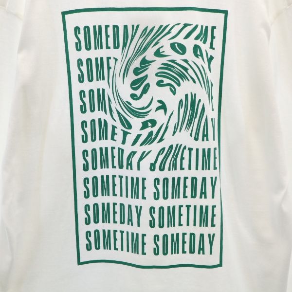 未使用 バースト222 19ss 日本製 プリント 長袖 スウェット トレーナー 3 ホワイト VAST222 メンズ