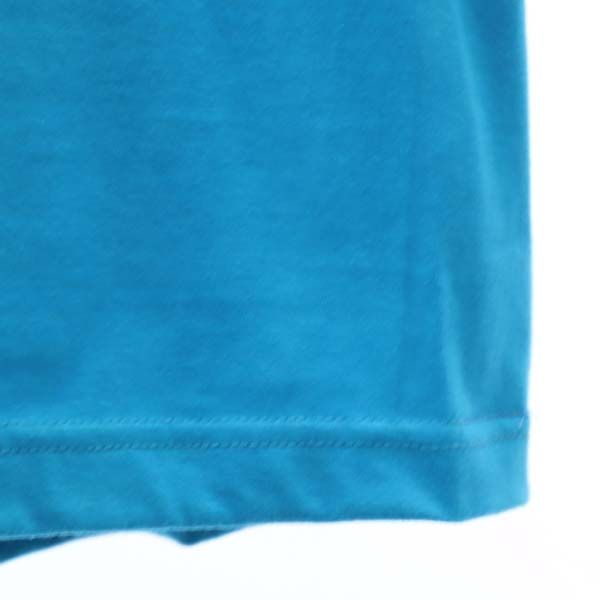 未使用 バースト222 19ss 日本製 プリント 長袖 スウェット トレーナー 3 ブルー VAST222 メンズ