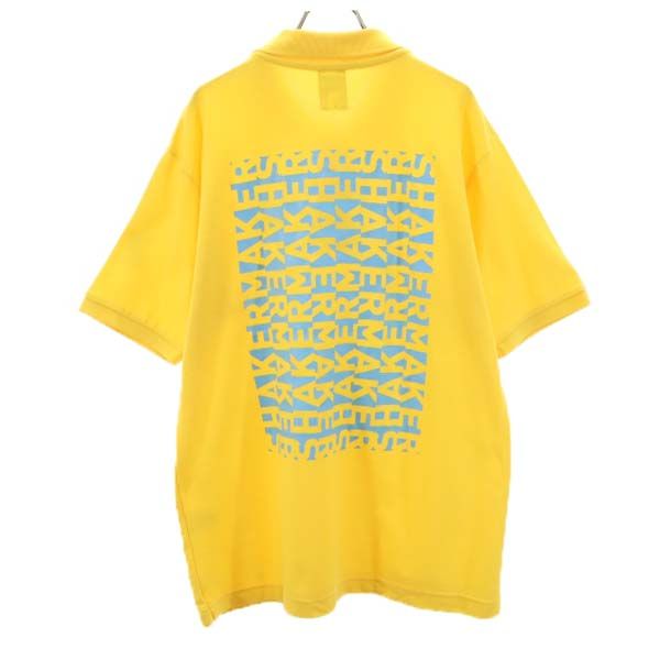 未使用 バースト222 19ss 日本製 SHAKER 半袖 ポロシャツ 2 イエロー VAST222 メンズ