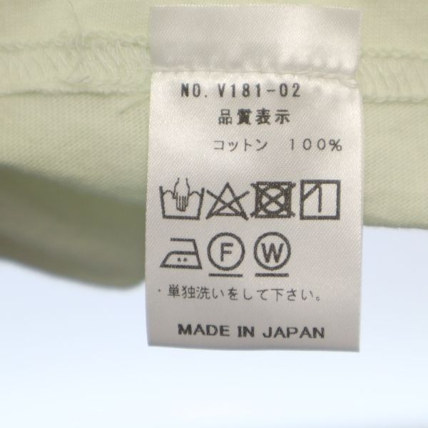 未使用 バースト222 18ss 日本製 ELEPHANT 半袖 Tシャツ 4 グリーン系 VAST222 エレファント メンズ
