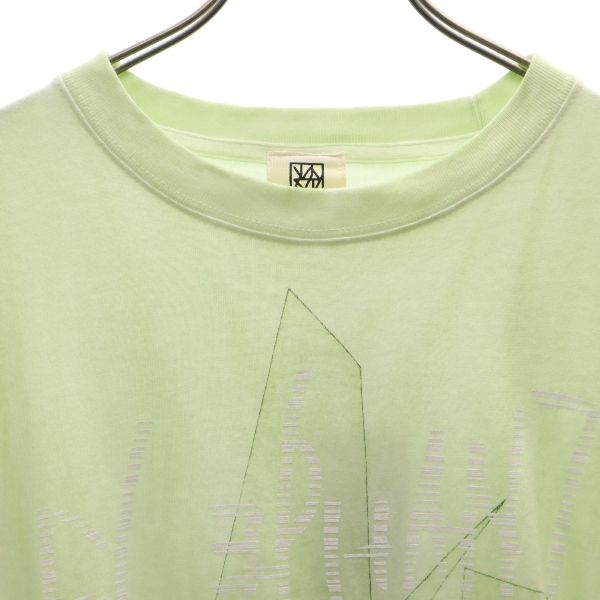 未使用 バースト222 18ss 日本製 ELEPHANT 半袖 Tシャツ 4 グリーン系 VAST222 エレファント メンズ