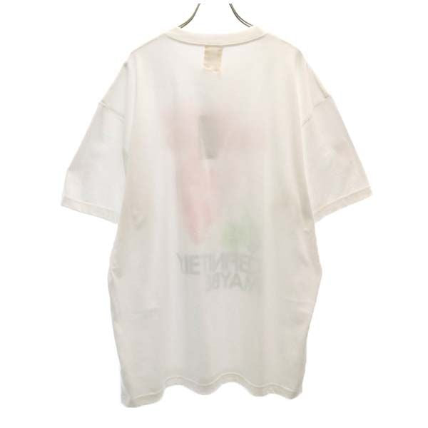 未使用 バースト222 19ss 日本製 DM PRINT 半袖 Tシャツ 3 ホワイト VAST222 メンズ