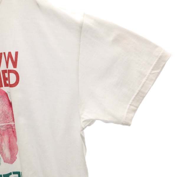 未使用 バースト222 19ss 日本製 DM PRINT 半袖 Tシャツ 3 ホワイト VAST222 メンズ