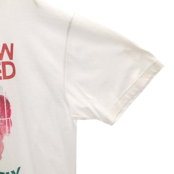 未使用 VAST222 バースト222 19ss 日本製 DM PRINT 半袖 Tシャツ 2 ホワイト メンズ