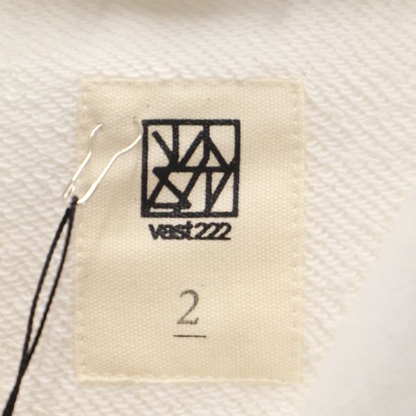 未使用 バースト222 20ss スウェットパーカー ベスト 2 ホワイト VAST222 メンズ