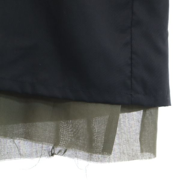 未使用 バースト222 20ss 半袖 重ね着風 スキッパー カットソー 2 ブラック VAST222 メンズ