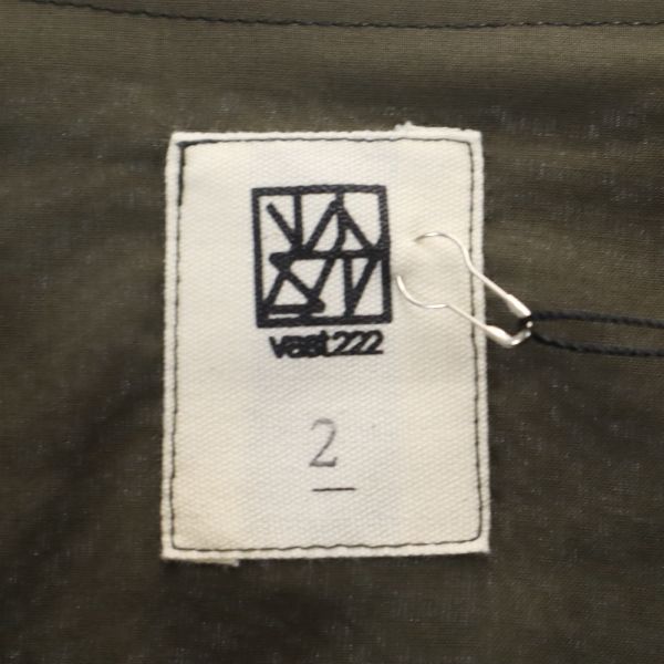 未使用 バースト222 20ss 半袖 重ね着風 スキッパー カットソー 2 ブラック VAST222 メンズ