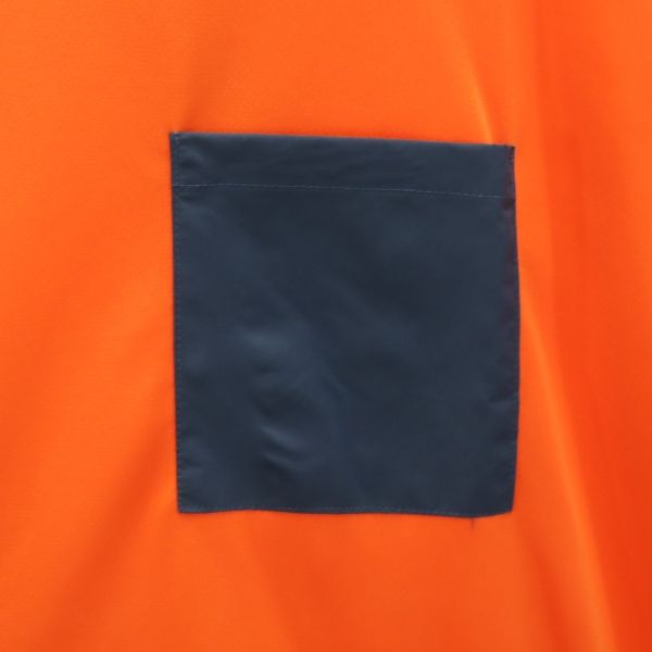 未使用 VAST222 バースト222 20ss 半袖 ポケット付 Tシャツ 3 オレンジ ポリシャツ メンズ