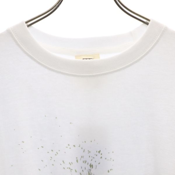 未使用 VAST222 バースト222 20ss FIRE プリント 半袖 Tシャツ 3 ホワイト ラバーソウル メンズ