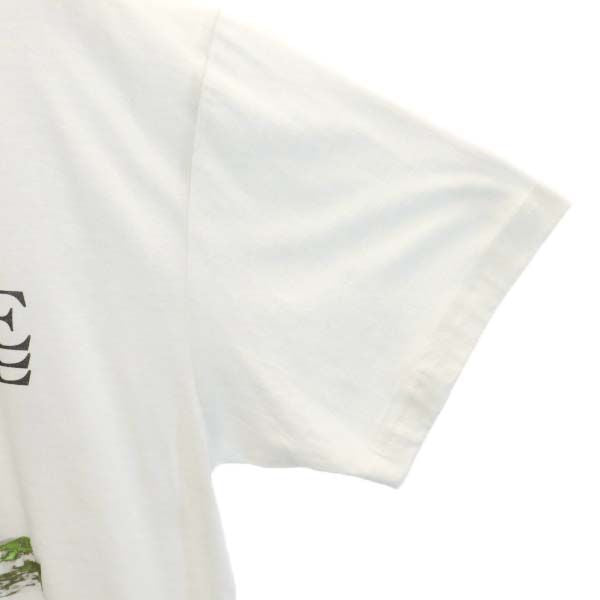 未使用 バースト222 20ss FIRE プリント 半袖 Tシャツ 3 ホワイト VAST222 ラバーソウル メンズ