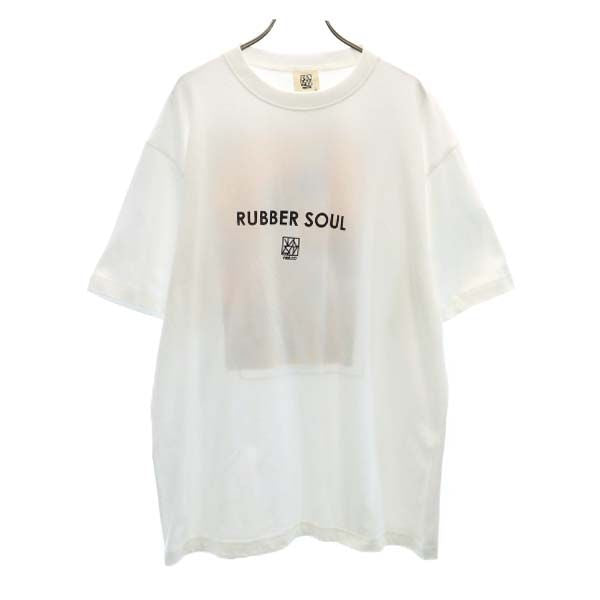 未使用 VAST222 バースト222 20ss REPLICA プリント 半袖 Tシャツ 3 ホワイト ラバーソウル メンズ
