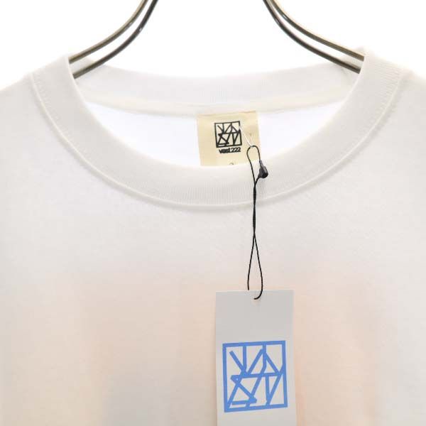 未使用 VAST222 バースト222 20ss REPLICA プリント 半袖 Tシャツ 3 ホワイト ラバーソウル メンズ