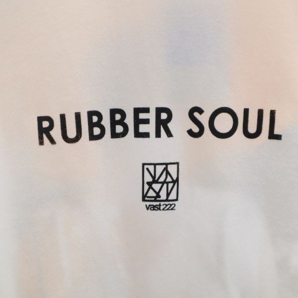 未使用 VAST222 バースト222 20ss REPLICA プリント 半袖 Tシャツ 3 ホワイト ラバーソウル メンズ