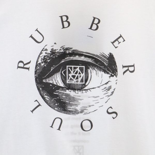 未使用 VAST222 バースト222 20ss NOWHERE プリント 半袖 Tシャツ 2 ホワイト ラバーソウル メンズ