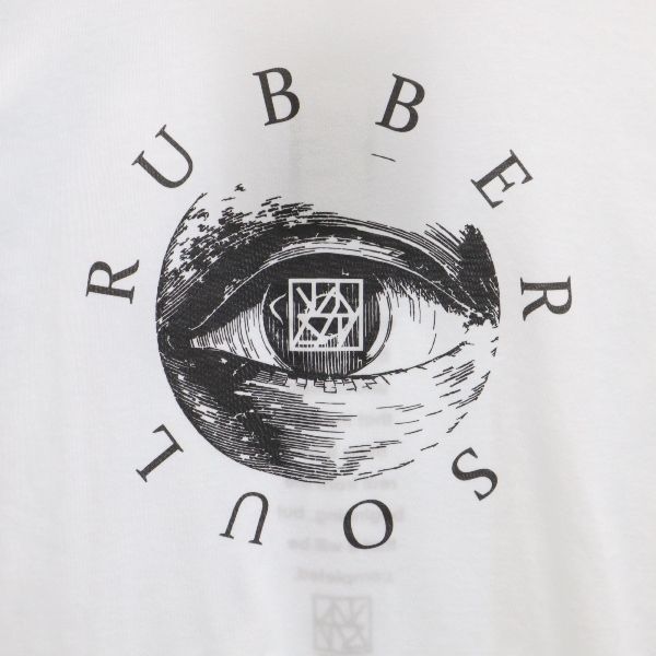 未使用 VAST222 バースト222 20ss NOWHERE プリント 半袖 Tシャツ 3 ホワイト ラバーソウル メンズ
