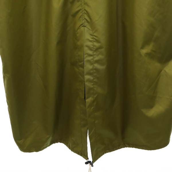 新品 VAST222 バースト222 18ss V181-01 RAIN COAT 日本製 レインコート 2 green フード グリーン メンズ