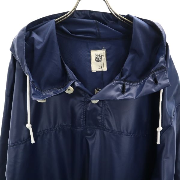 新品 VAST222 バースト222 18AW V189-21 SNOW PARKA 日本製 スノーパーカー コート 2 紺 フード メンズ