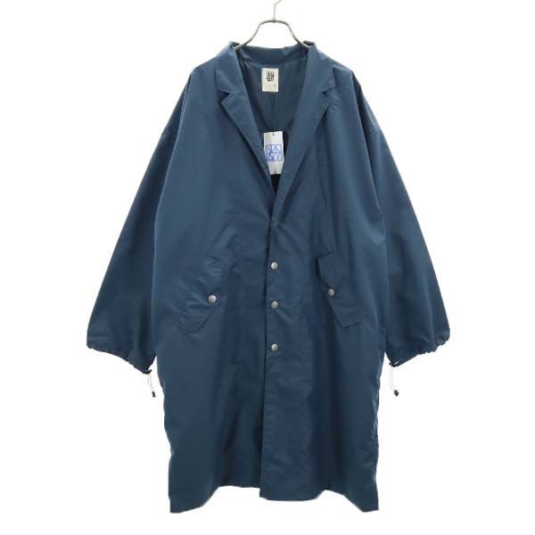 新品 VAST222 バースト222 20ss V201-08 LONG COAT 日本製 ロング チェスターコート 2 navy ネイビー メンズ