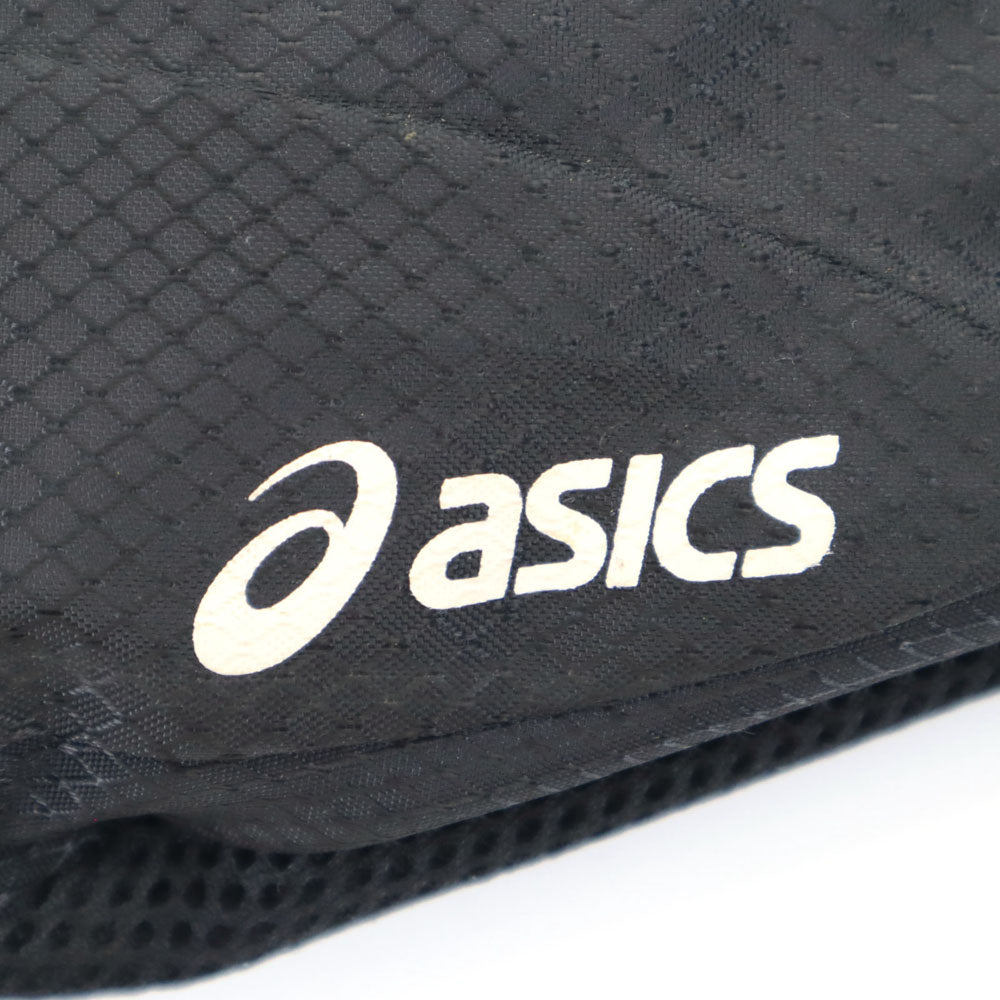 アシックス ボディバッグ  ブラック系 asics ウエストポーチ メンズ
