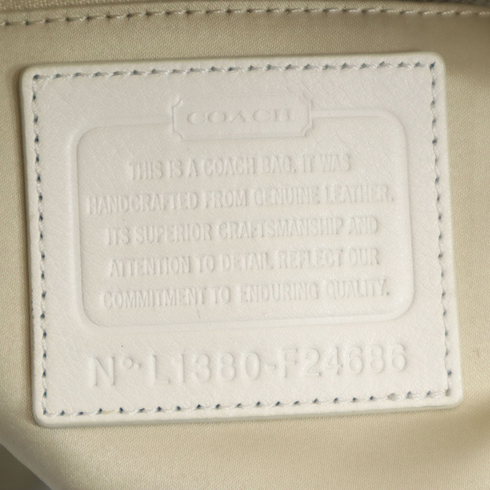 コーチ F24686 キャンベル ホーボー ハンドバッグ  オフホワイト COACH レディース