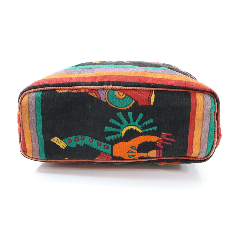 SUN'n’SAND エスニック柄 トートバッグ  ブラック 他 SUN'n’SAND キャンバス レディース