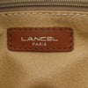 ランセル スペイン製 レザー ショルダーバッグ  ブラウン LANCEL レディース