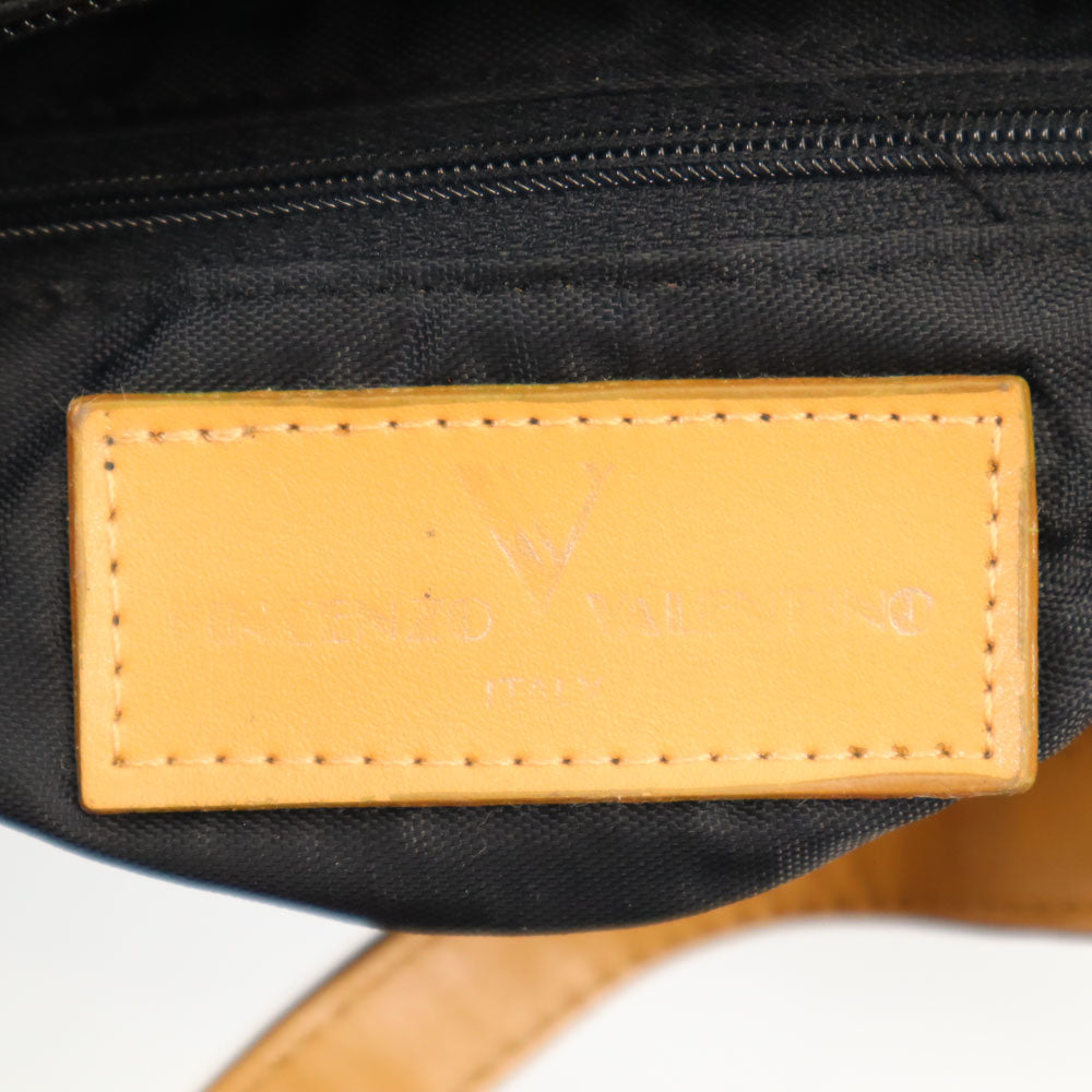 ヴィンセントヴァレンティノ スエード調 ショルダーバッグ  ブラック レディース