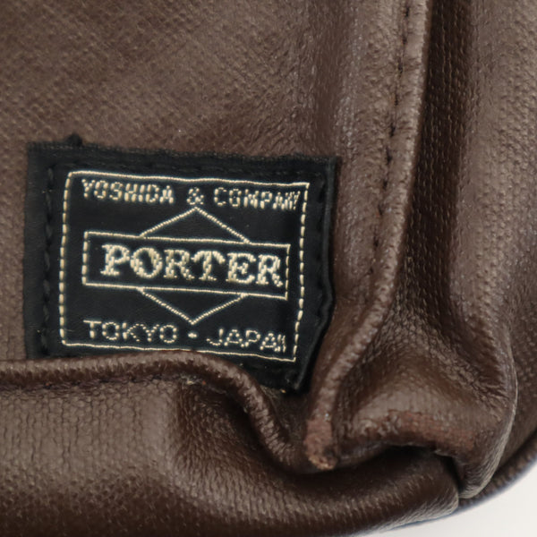 ポーター 吉田カバン 日本製 ワン ショルダーバッグ  ブラウン系 PORTER フリースタイル メンズ