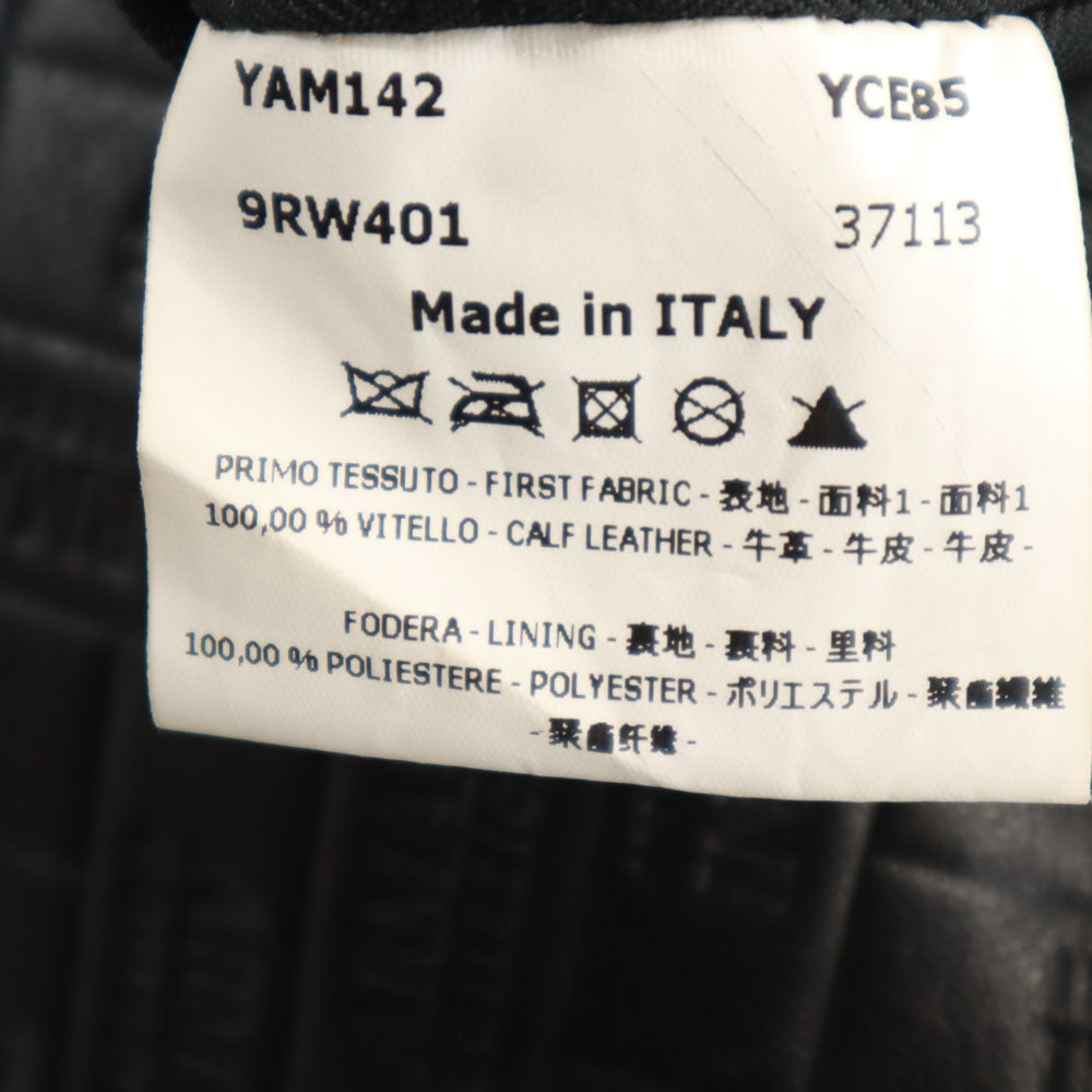 ARMANI COLLEZIONI アルマーニコレッツォーニ イタリア製 ロゴ総柄 ショルダーバッグ  ブラック系 メンズ