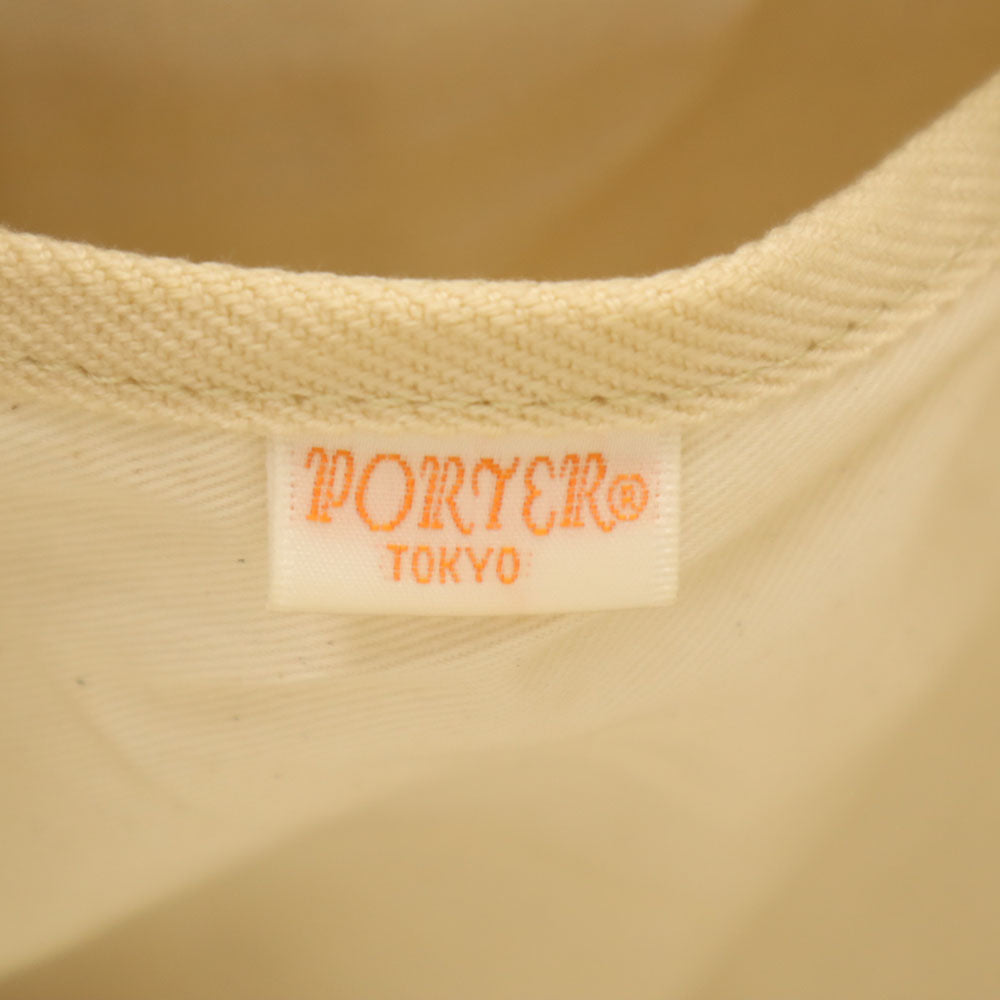 PORTER ポーター 吉田カバン THE ACME THUNDERER BROAD ARROW トートバッグ  ブラウン系 レザー切替 ブロードアロー メンズ