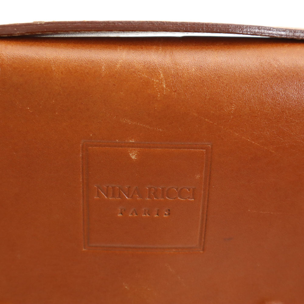 NINA RICCI ニナリッチ イタリア製 ショルダーバッグ  ブラック レディース