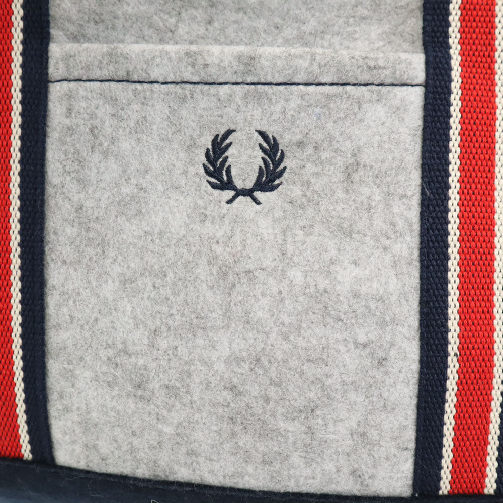フレッドペリー 付録品 フェルト トートバッグ  グレー FRED PERRY レディース