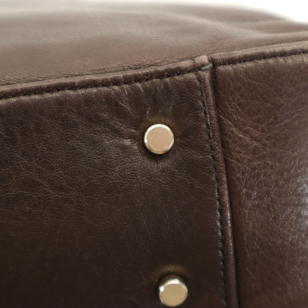 aniary アニアリ 日本製 レザー ブリーフケース  ブラウン ビジネスバッグ メンズ