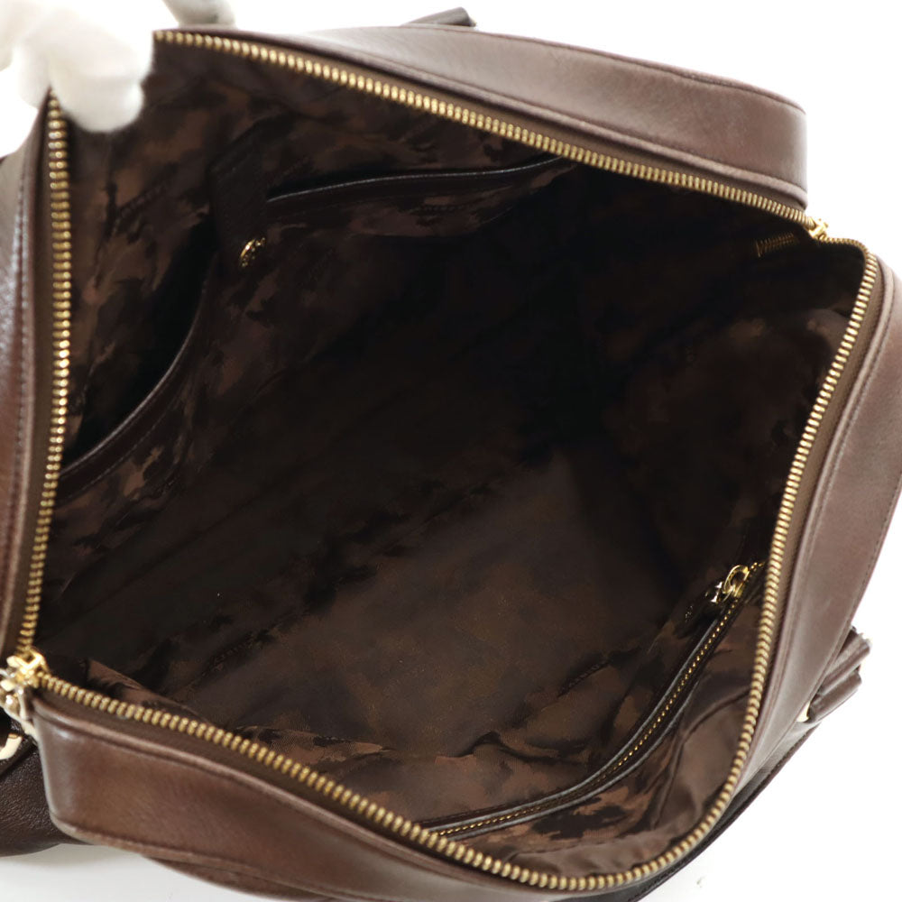 aniary アニアリ 日本製 レザー ブリーフケース  ブラウン ビジネスバッグ メンズ